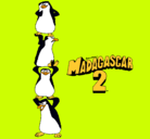 Dibujo Madagascar 2 Pingüinos pintado por chorizosgratis
