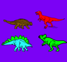 Dibujo Dinosaurios de tierra pintado por ITZELL
