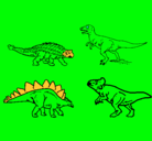 Dibujo Dinosaurios de tierra pintado por miguelangel