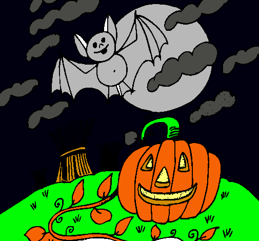 Paisaje de Halloween