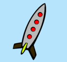 Dibujo Cohete II pintado por jhofran