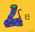 Dibujo Serpiente pintado por sofia