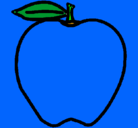 Dibujo manzana pintado por -kazmwoplj