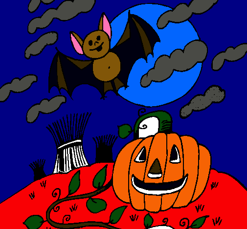 Paisaje de Halloween