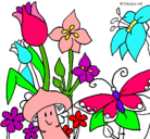 Dibujo Fauna y flora pintado por nany
