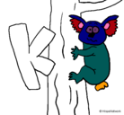Dibujo Koala pintado por Cristina