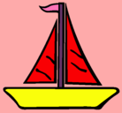 Dibujo Barco velero pintado por valen