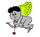 Dibujo Cupido pintado por haddta