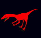 Dibujo Velociraptor II pintado por Tjulis