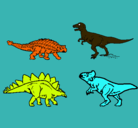 Dibujo Dinosaurios de tierra pintado por cesarin