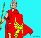 Dibujo Soldado romano II pintado por enzo