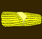 Dibujo Mazorca de maíz pintado por jaqui