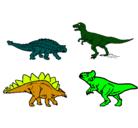 Dibujo Dinosaurios de tierra pintado por MANEL