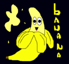 Dibujo Banana pintado por maartica6