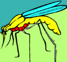 Dibujo Mosquito pintado por xzw