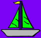 Dibujo Barco velero pintado por osfaryguiza