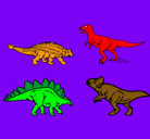 Dibujo Dinosaurios de tierra pintado por omar4