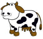 Dibujo Vaca pensativa pintado por inma