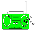 Dibujo Radio cassette 2 pintado por phkykjo/79621kkjul