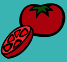 Dibujo Tomate pintado por sarita12