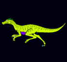 Dibujo Velociraptor pintado por MARTINBENAVIDES