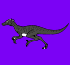 Dibujo Velociraptor pintado por kim