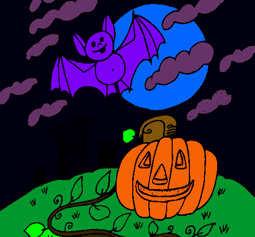 Paisaje de Halloween