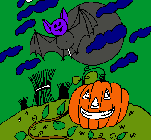 Paisaje de Halloween