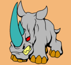 Dibujo Rinoceronte II pintado por thomasg