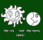 Dibujo Sol y luna pintado por laura-mayela