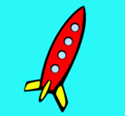 Dibujo Cohete II pintado por alexd