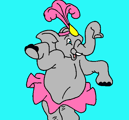 Elefante bailando