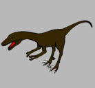 Dibujo Velociraptor II pintado por diego