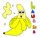 Dibujo Banana pintado por analiliag