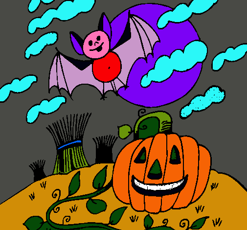 Paisaje de Halloween