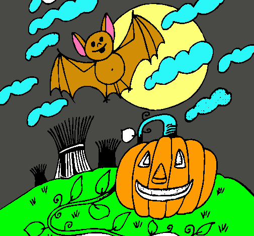 Paisaje de Halloween