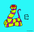 Dibujo Serpiente pintado por Casiopa