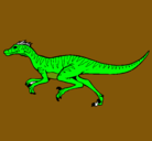 Dibujo Velociraptor pintado por ALONSO