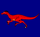Dibujo Velociraptor pintado por MANEL