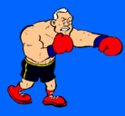 Dibujo Boxeador pintado por tomy