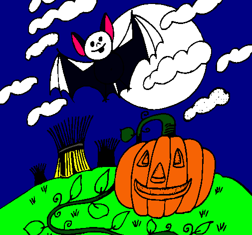 Paisaje de Halloween