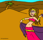 Dibujo Sahara pintado por Emma