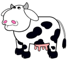 Dibujo Vaca pensativa pintado por lisbeth