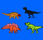 Dibujo Dinosaurios de tierra pintado por ONIX