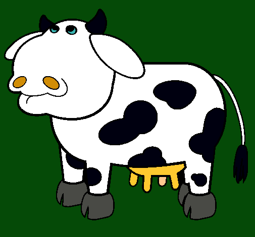 Vaca pensativa