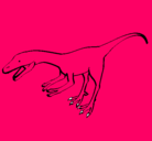 Dibujo Velociraptor II pintado por diego