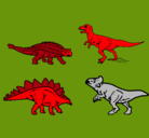 Dibujo Dinosaurios de tierra pintado por johnreyes