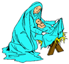 Dibujo Nacimiento del niño Jesús pintado por BENJAMINFIGUROA