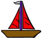 Dibujo Barco velero pintado por nacorey