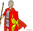 Dibujo Soldado romano II pintado por Raúl